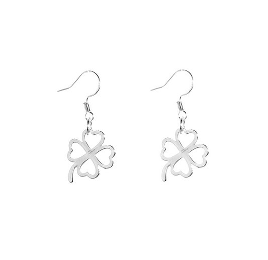 Lucky Clover Drop Earring