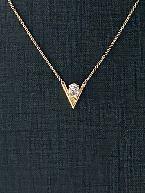 V-Diamond Necklace